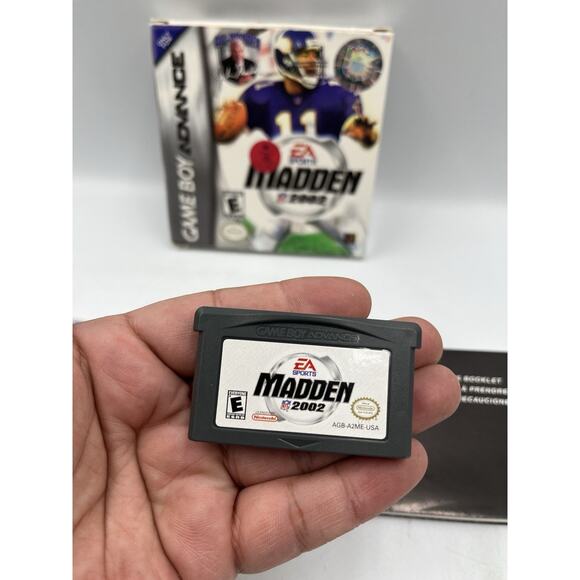 Madden Nfl 2002 Gameboy Advance Cib Tested And Working - Picture 2 of 12